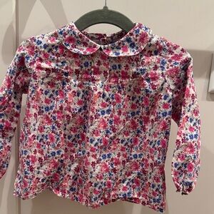 Bonpoint Shirt - Pink and Blue